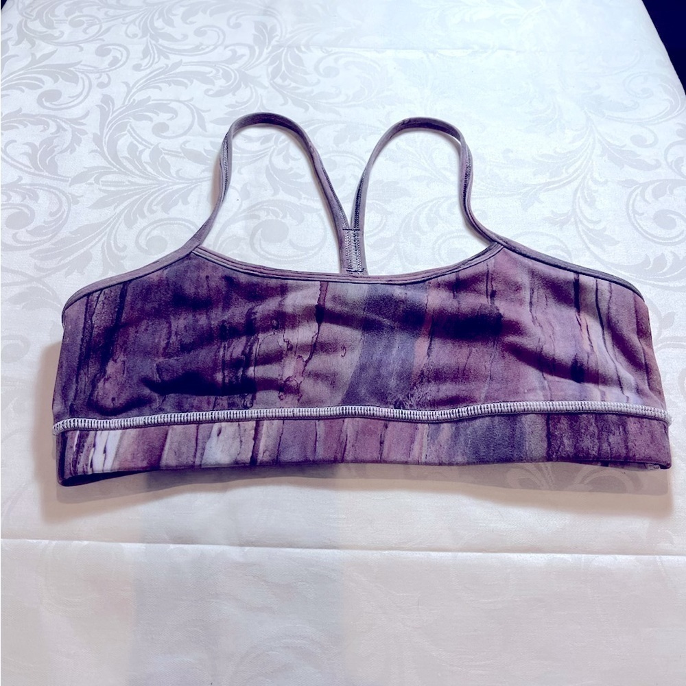 lululemon athletica Purple Marble Sports Bra